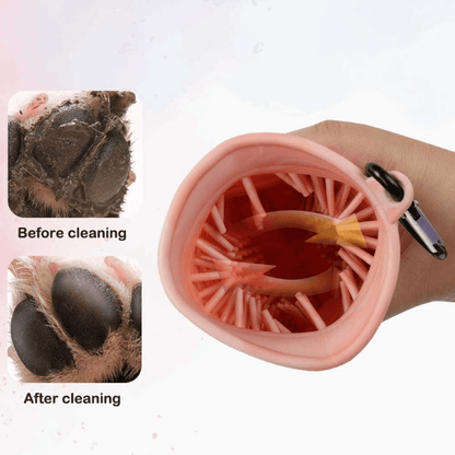 2 - in - 1 Dog Paw Cleaner – Mess - Free Paw Washer Cup - ZHUASH