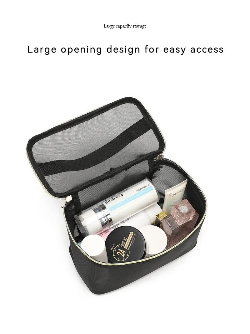 2 - Piece Hanging Toiletry Bag Set – Double Layer Travel Cosmetic Organizer for Makeup & Essentials - ZHUASH