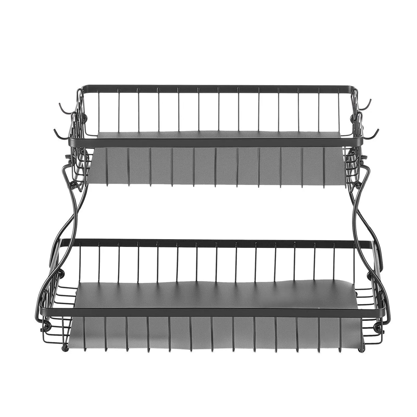 2 - Tier Fruit Basket Bowl Kitchen Countertop Storage - ZHUASH