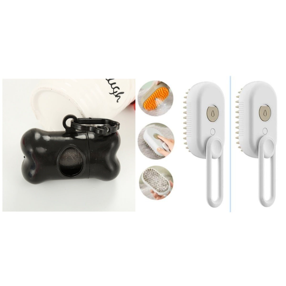 3 - in - 1 Pet Grooming Brush for Dogs & Cats – Spray Mist & Massage - ZHUASH