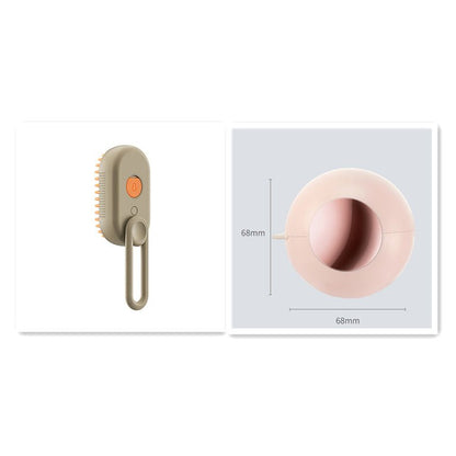 3 - in - 1 Pet Grooming Brush for Dogs & Cats – Spray Mist & Massage - ZHUASH
