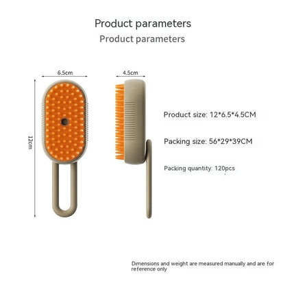 3 - in - 1 Pet Grooming Brush for Dogs & Cats – Spray Mist & Massage - ZHUASH