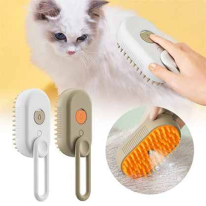 3 - in - 1 Pet Grooming Brush for Dogs & Cats – Spray Mist & Massage - ZHUASH