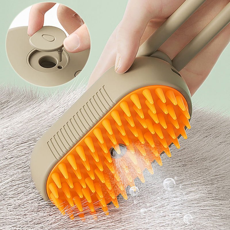 3 - in - 1 Pet Grooming Brush for Dogs & Cats – Spray Mist & Massage - ZHUASH