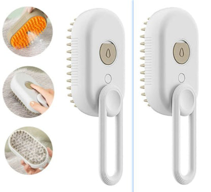 3 - in - 1 Pet Grooming Brush for Dogs & Cats – Spray Mist & Massage - ZHUASH