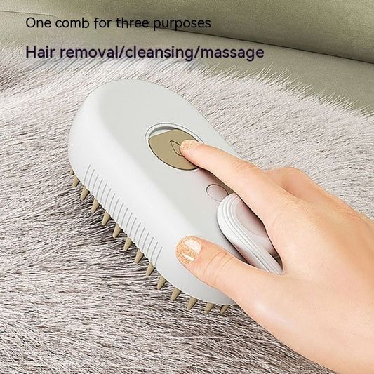 3 - in - 1 Pet Grooming Brush for Dogs & Cats – Spray Mist & Massage - ZHUASH