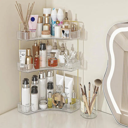 3 - Tier Corner Storage Rack for Bathroom & Vanity - ZHUASH