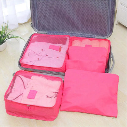 9 - Piece Travel Packing Cubes Set – Water - Resistant Luggage Organizer Bags - ZHUASH