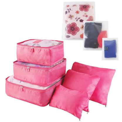 9 - Piece Travel Packing Cubes Set – Water - Resistant Luggage Organizer Bags - ZHUASH