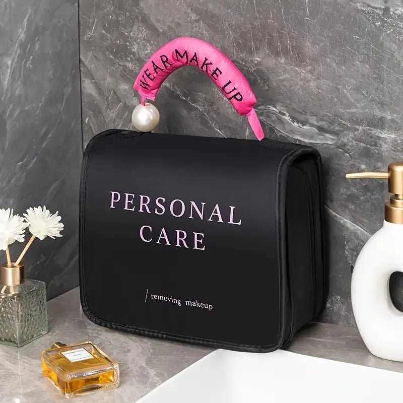 Large Hanging Travel Toiletry Bag – Waterproof Organizer for Makeup & Essentials - ZHUASH