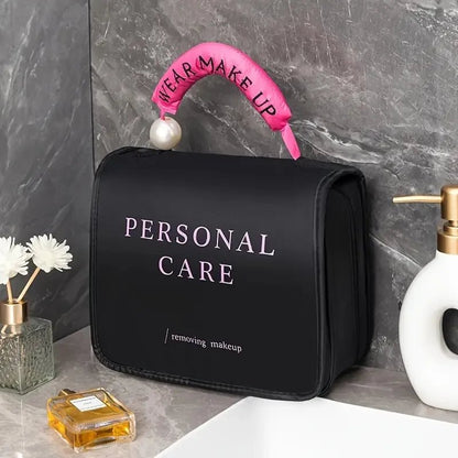 Large Hanging Travel Toiletry Bag – Waterproof Organizer for Makeup & Essentials - ZHUASH
