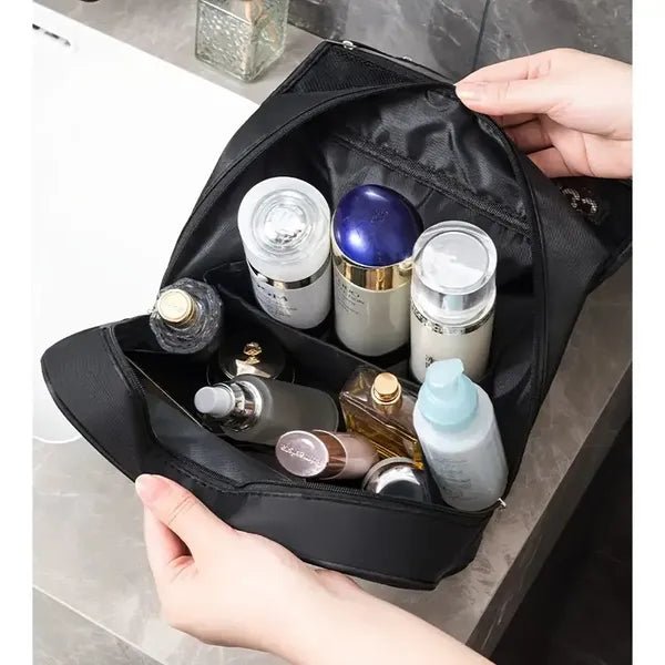 Large Hanging Travel Toiletry Bag – Waterproof Organizer for Makeup & Essentials - ZHUASH