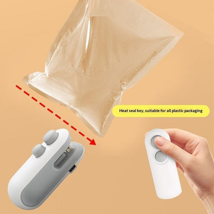 Mini 2 In 1 Sealer Heat Sealer Bag Opening Machine For Snacks - ZHUASH