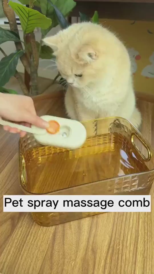 Pet Grooming Brush, Cat Message