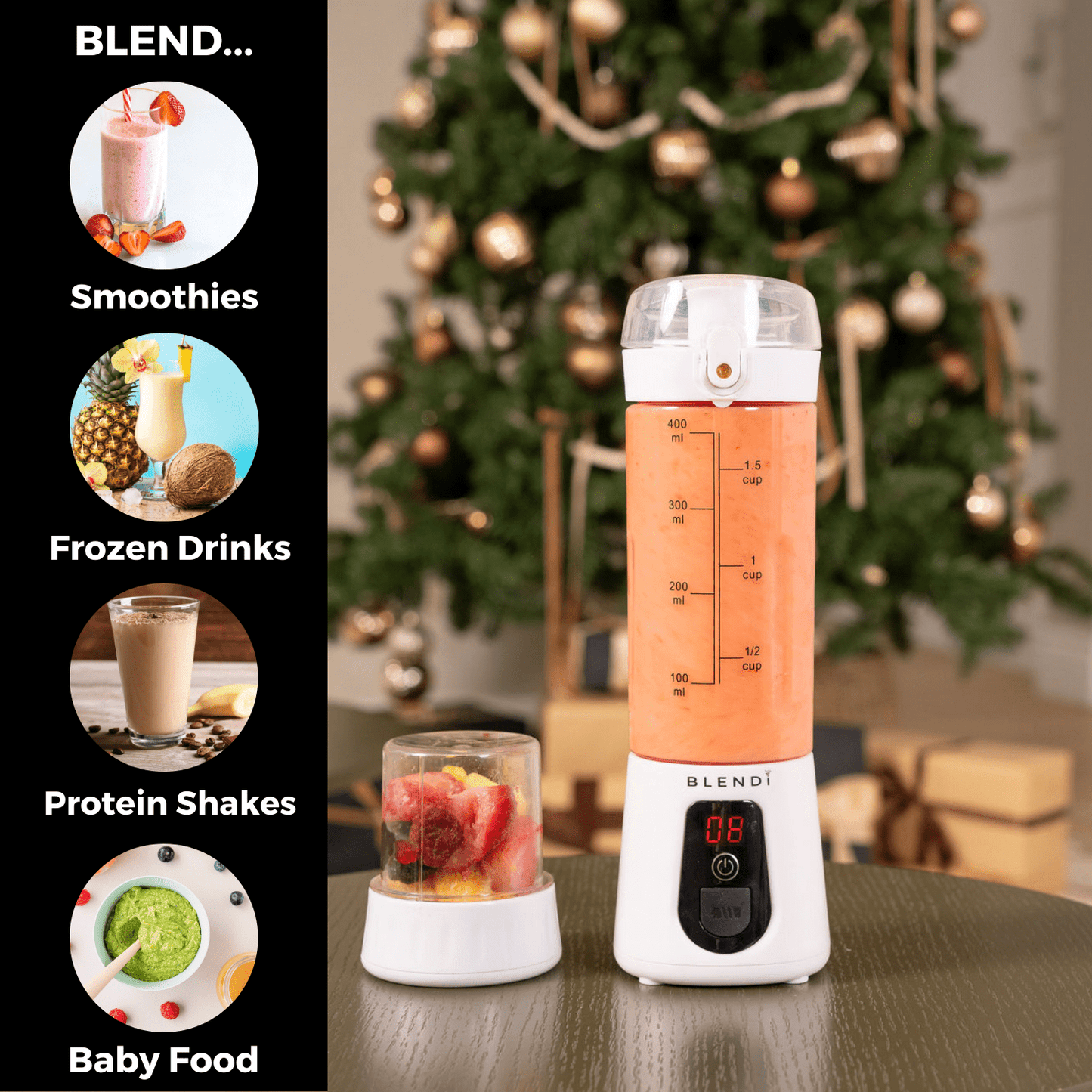 Pro+ Ice Crushing Portable Blender (17oz) - ZHUASH