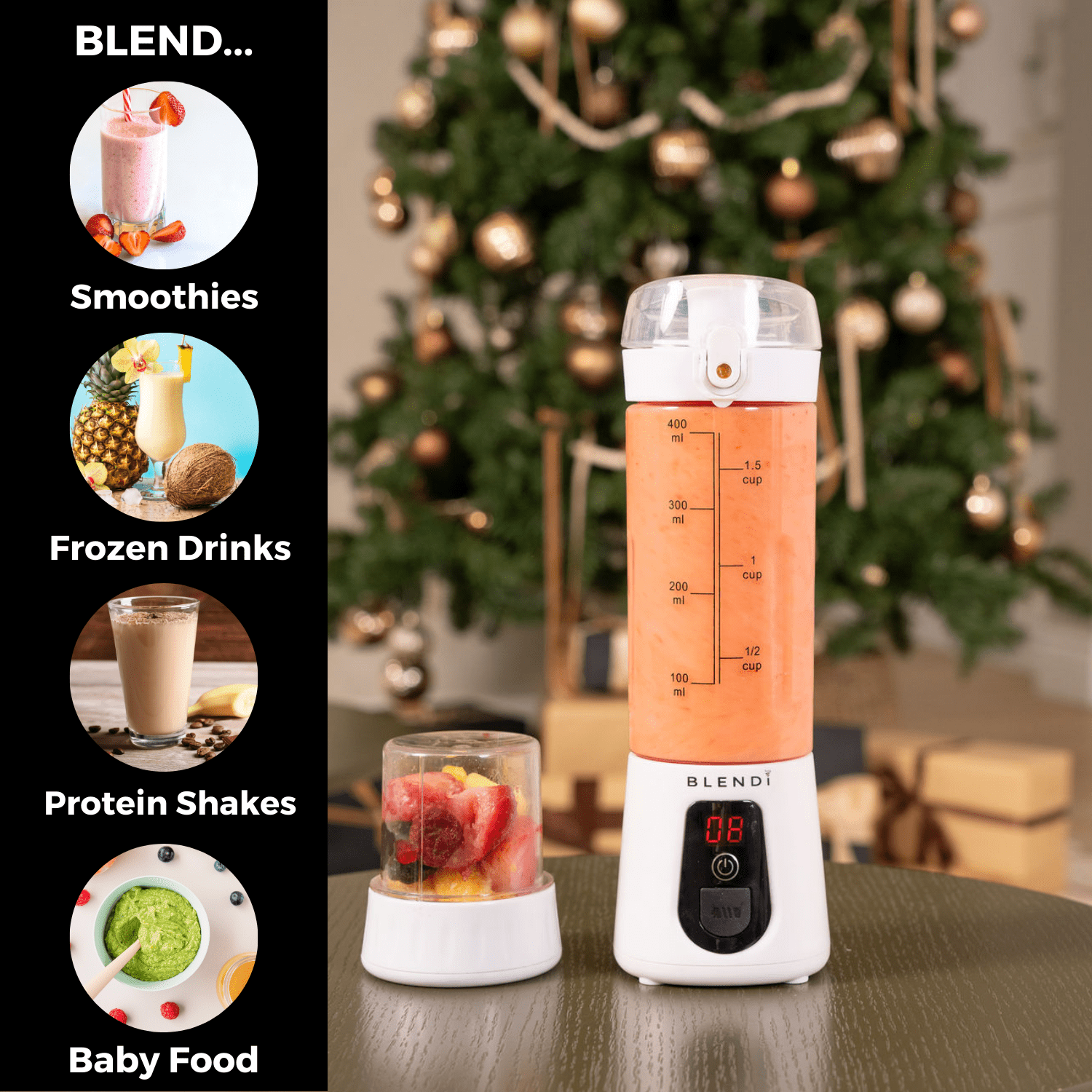 Pro+ Ice Crushing Portable Blender (17oz) - ZHUASH