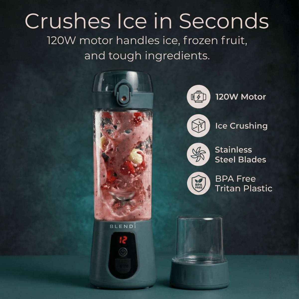 Pro+ Ice Crushing Portable Blender (17oz) - ZHUASH