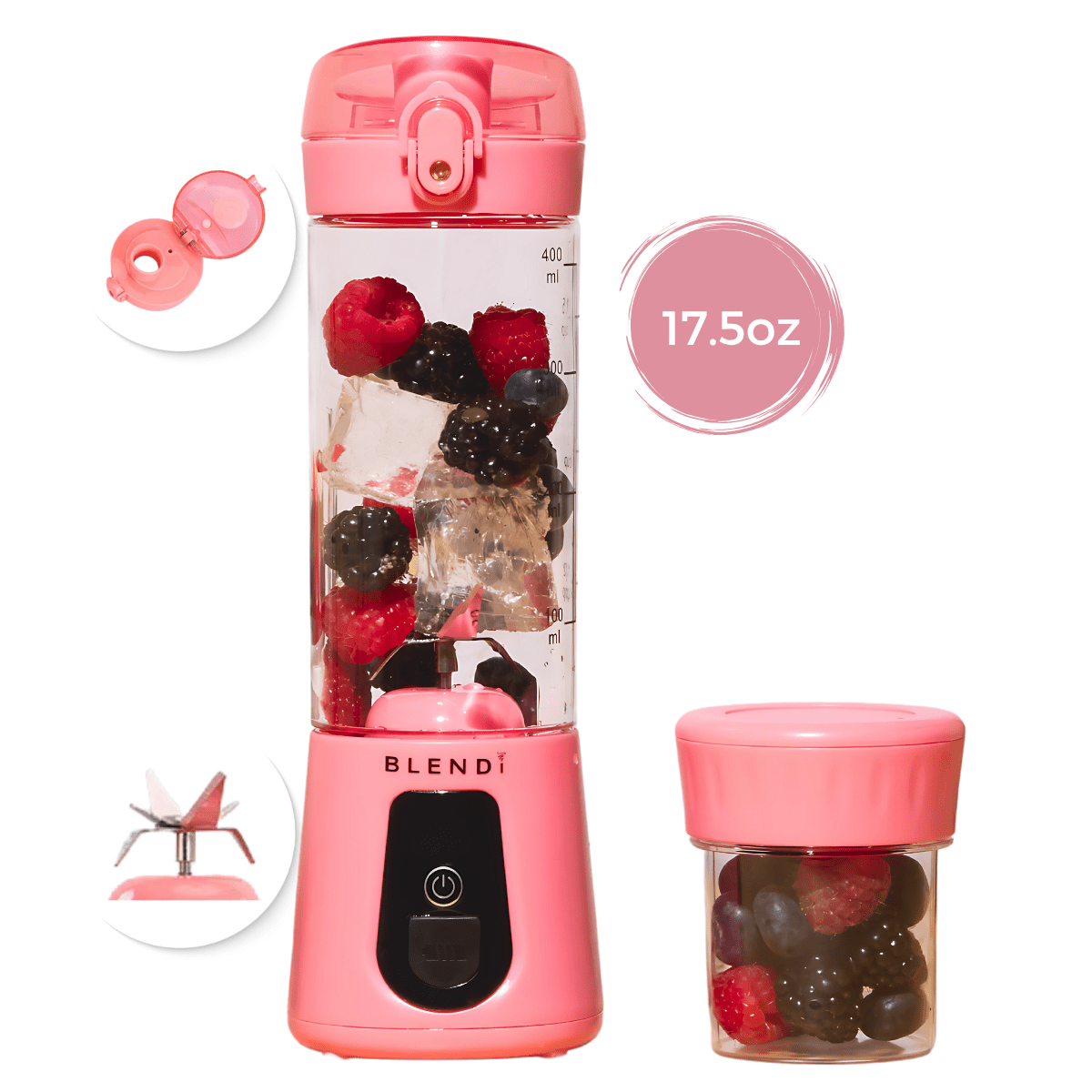 Pro+ Ice Crushing Portable Blender (17oz) - ZHUASH