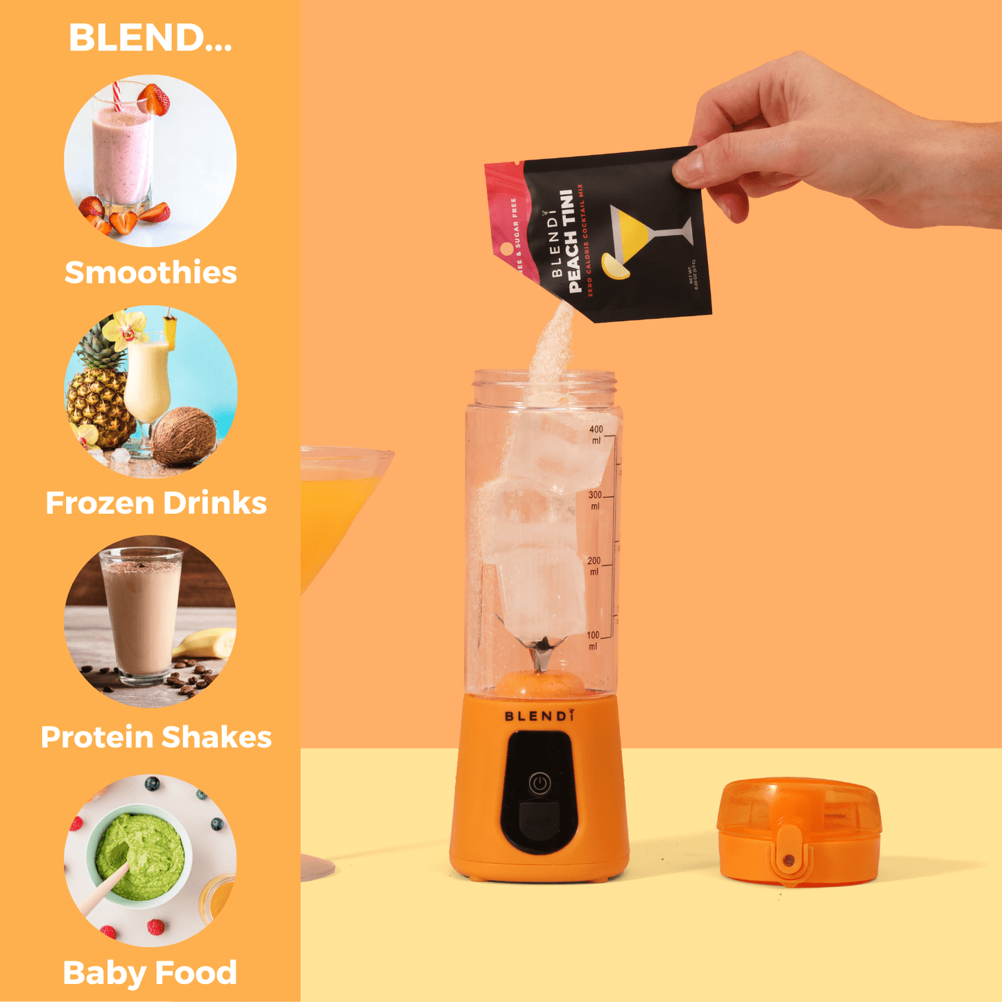 Pro+ Ice Crushing Portable Blender (17oz) - ZHUASH