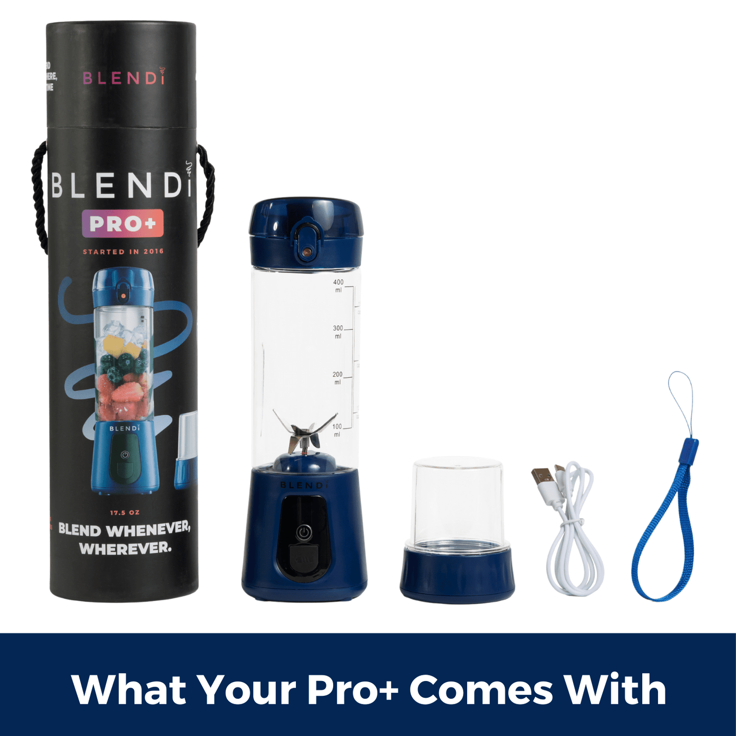 Pro+ Ice Crushing Portable Blender (17oz) - ZHUASH