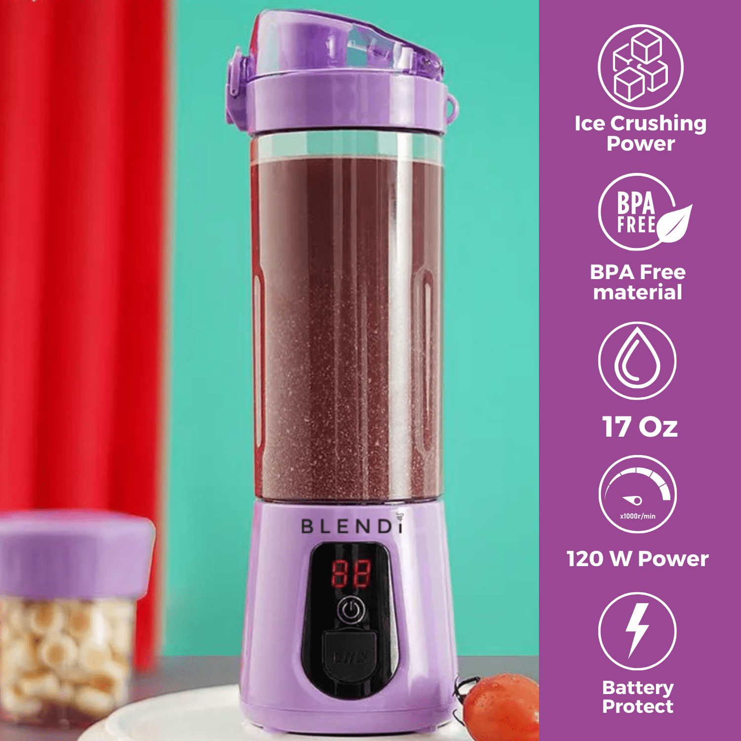 Pro+ Ice Crushing Portable Blender (17oz) - ZHUASH