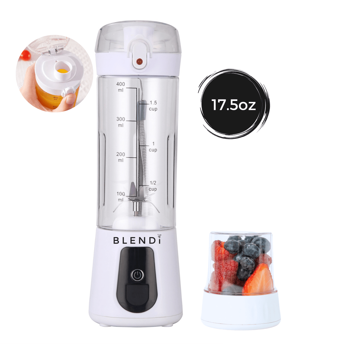 Pro+ Ice Crushing Portable Blender (17oz) - ZHUASH