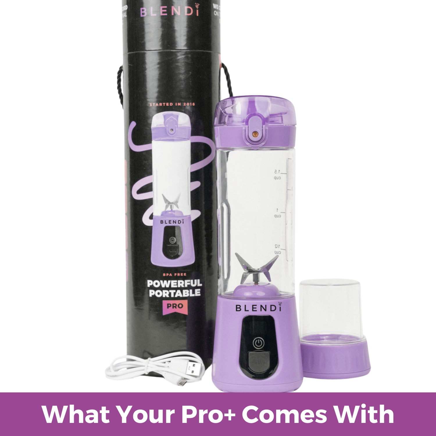Pro+ Ice Crushing Portable Blender (17oz) - ZHUASH