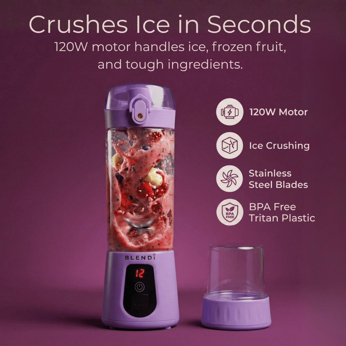 Pro+ Ice Crushing Portable Blender (17oz) - ZHUASH